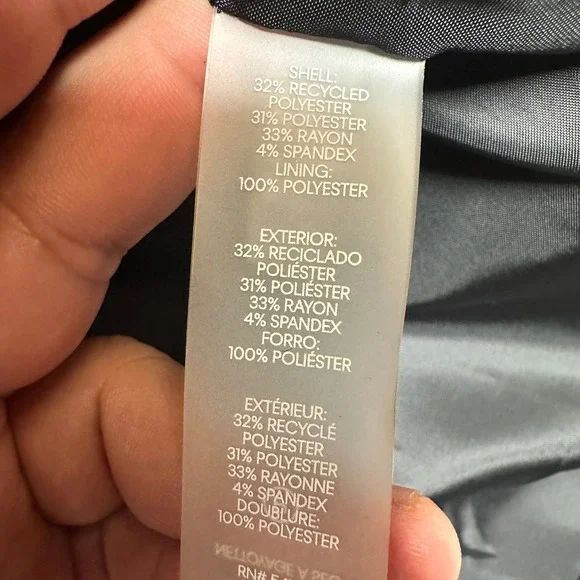 Calvin Klein Womens Black Button Professional Suit Blazer Jacket Plus 24W NWT - Picture 12 of 12